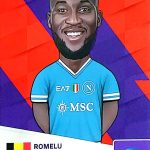 کارت کیمدی ROMELU LUKAKU + برچسب
