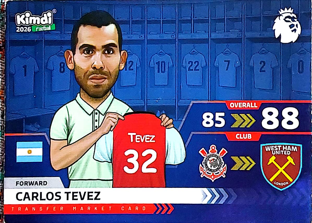 کارت کیمدی CARLOS TEVEZ