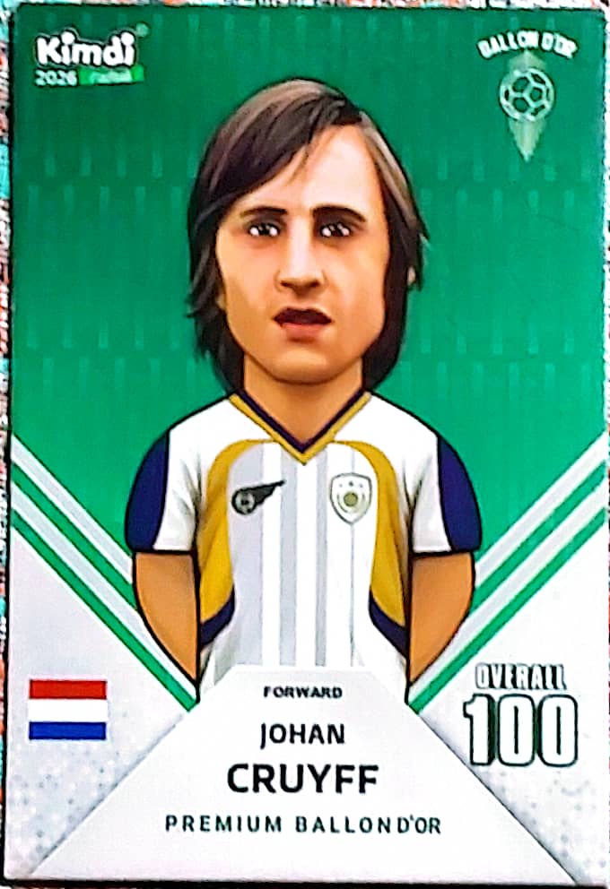 کارت کیمدی JOHAN CRUYFF