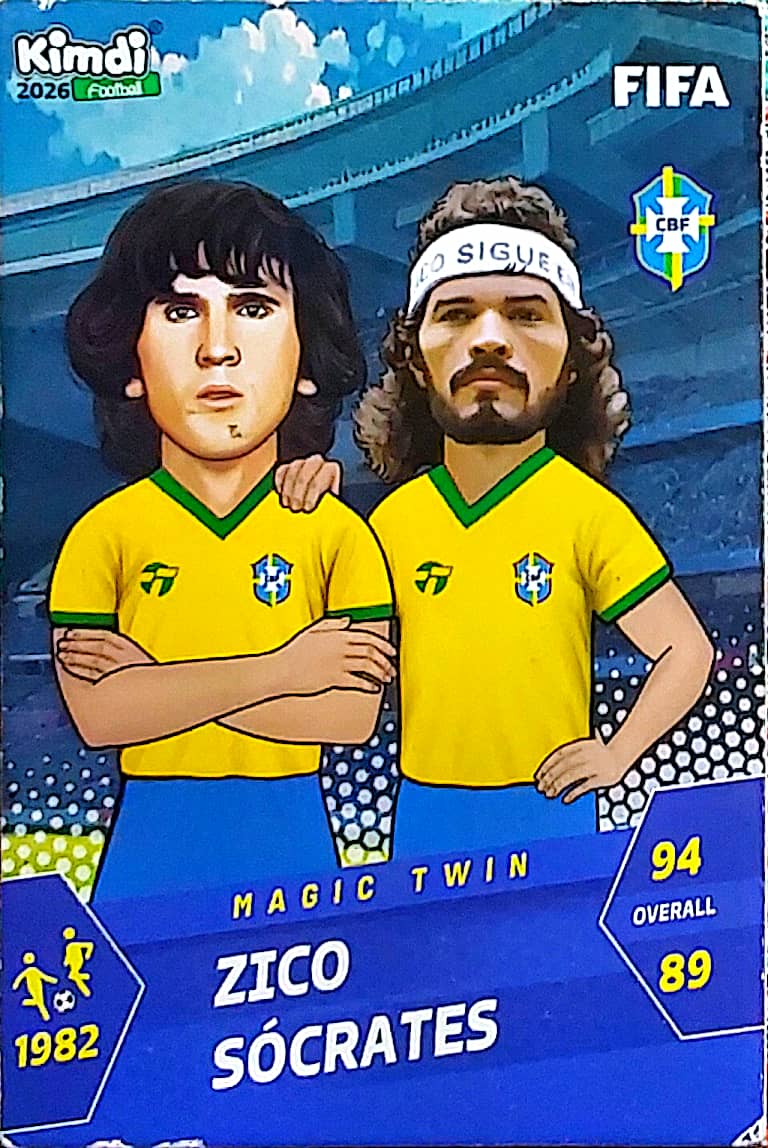 کارت کیمدی ZICO و SOCRATES